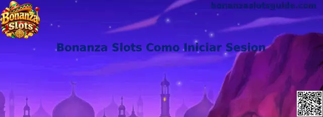 Guía visual para iniciar sesión en Bonanza Slots