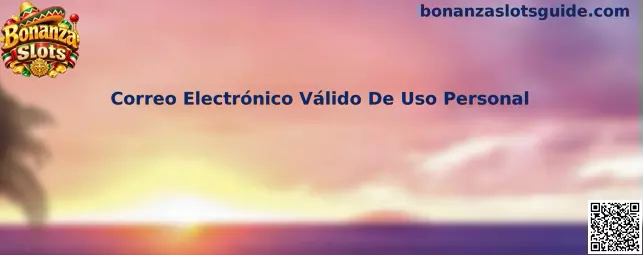 Correo Electrónico Válido De Uso Personal para registro digital